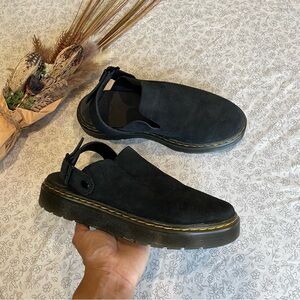 NWOB Dr. Martens Carlson Suede Casual Slingback Mules Size 8